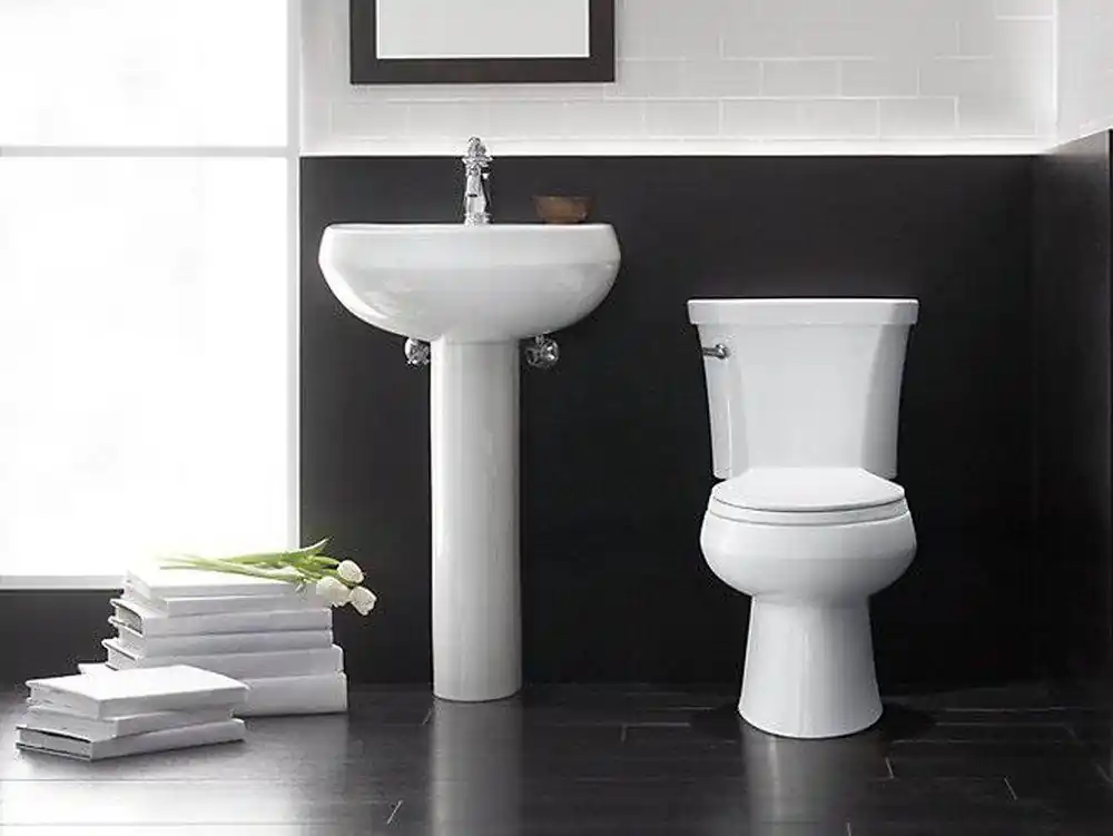 Kohler 4458-96 Highline 1.1 gpf/1.6 gpf Dual Flush Toilet Tank in Biscuit