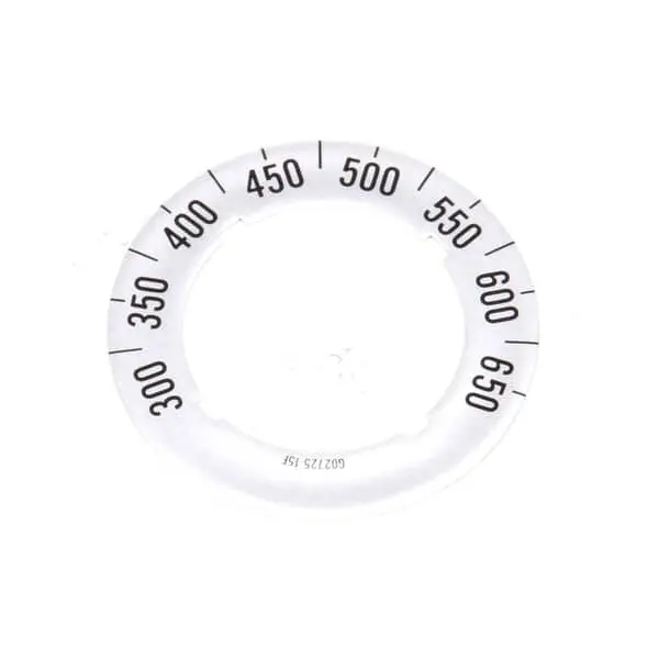 DIAL INSERT 300F 650F G02725-15 for Garland