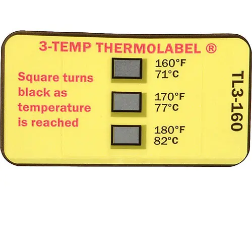 Label Temperature 160/170/180 1381242 for Mavrik