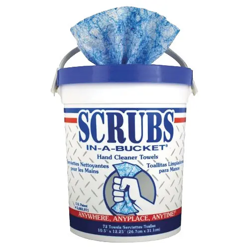 ITW Dymon 42272 Scrubs In-A-Bucket 10.5 x 12.25 Hand Wipes 72/Bucket