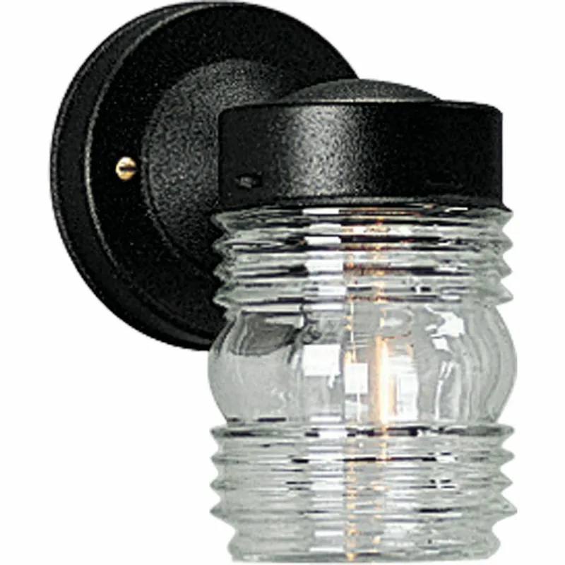 Progress Lighting P5602-31 An Outdoor Jelly Jar Lantern 75W Clear Marine Glass