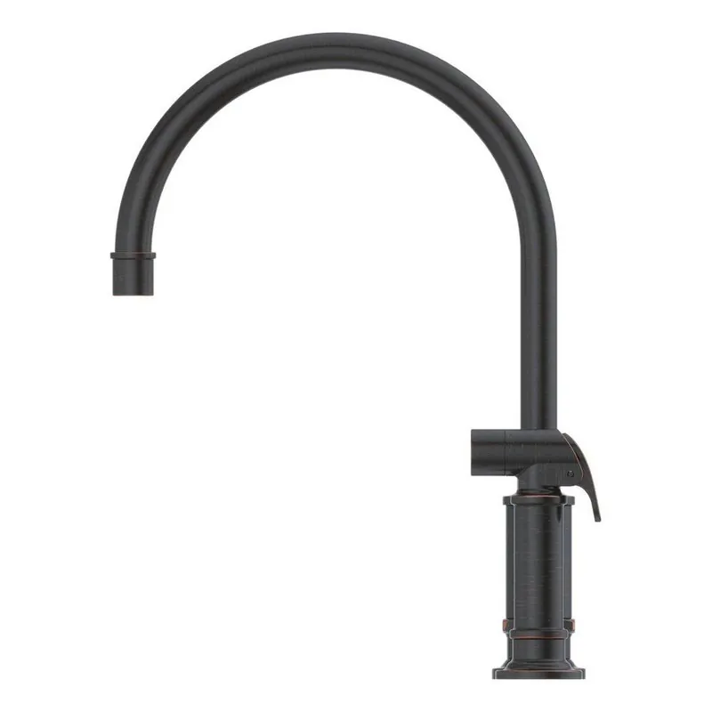 Pfister LG31-TDY Port Haven Two Handle Bridge Kitchen Faucet with Side Spray