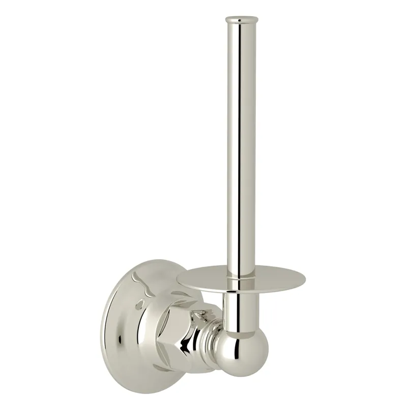 Rohl ROT19PN Eclissi Wall Mount Toilet Tissue Holder in Polished Nickel