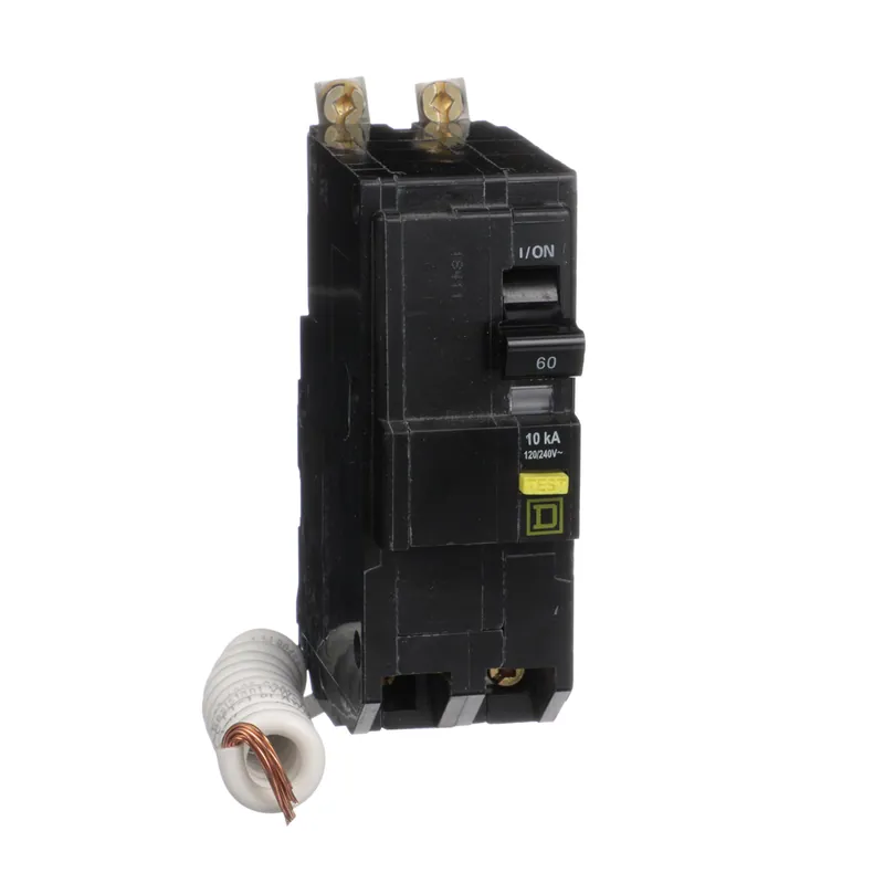 Square D QOB260GFI Miniature Circuit Breaker 60 Amp 120/240 Volt Ground Fault