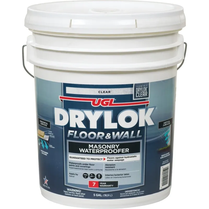 Drylok 20915 Clear Floor & Wall Masonry Waterproofer 5 Gal