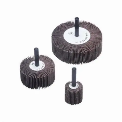 CGW 39933 Aluminum Oxide Flap Wheels 2 x 1 x 1/4 80 Grit
