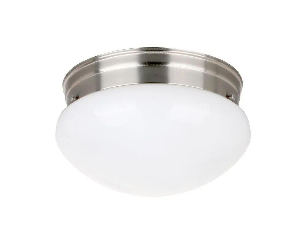 Miseno FLCLMUSH9LEDBN 9 in. LED Mushroom Fixture in Brushed Nickel