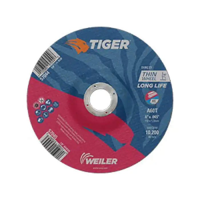 Weiler 57045 Tiger 6 in Cutting Wheel A60T Type 27
