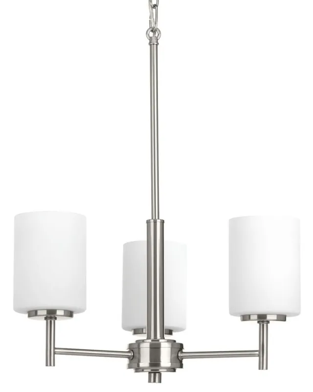 Progress Lighting P4318-09 Replay 17 in. 300W 3-Light Medium E-26 Incandescent Chandelier