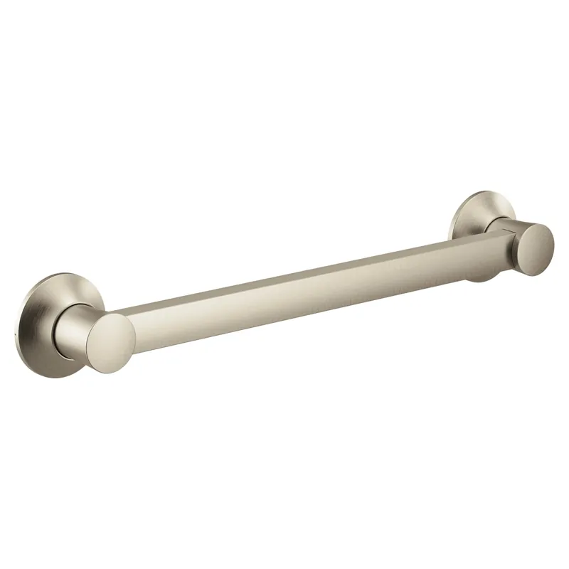 Moen YG0318BN Flara 18 in. Grab Bar in Brushed Nickel