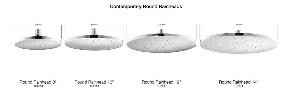 KOHLER 13691-SN Contemporary Single Function Showerhead in Vibrant Polished Nickel