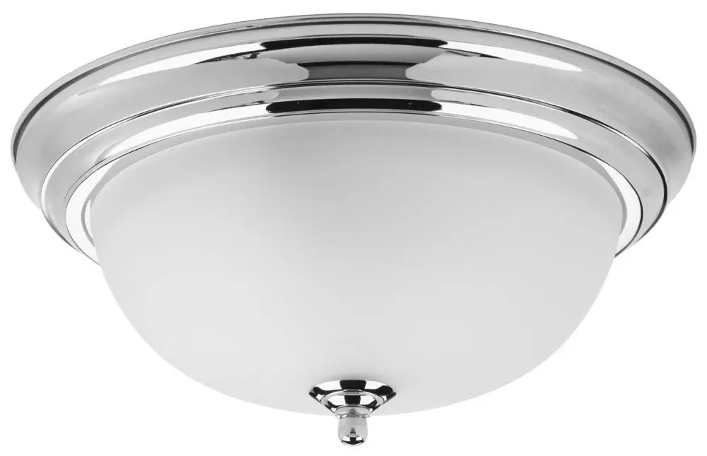 Progress Lighting P3925-15ET Dome Glass CTC 75W 2-Light Medium E-26 Incandescent Ceiling Light