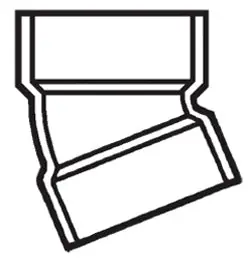 PVC DWV D324060 6 22 Elbow