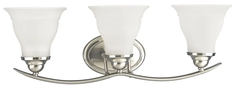Progress Lighting P3192-09 Trinity 3-Light Bath Fixture 100W