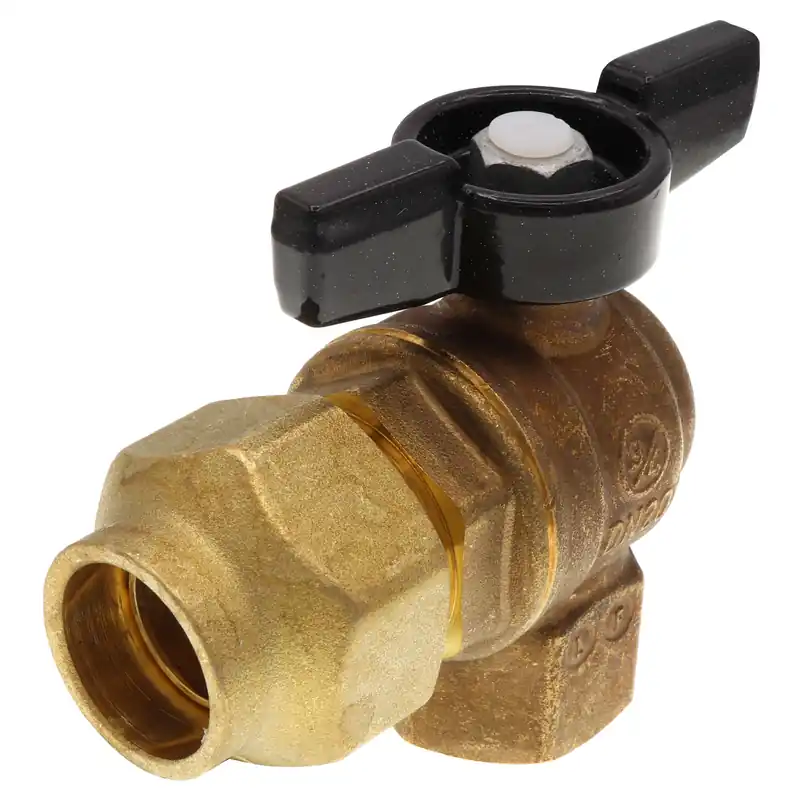 Legend Valve 111-123NL 3/4 FIP x FL T443 1/4 TURN MV FNPT x Flare