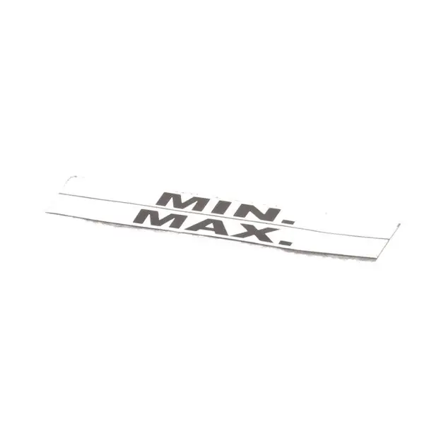 LABEL MAXIMUM & MINIMUM for Groen Z000558