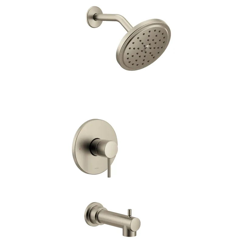 Moen UT3293BN Align One Handle Single Function Bathtub & Shower Faucet in Brushed Nickel (Trim Only)