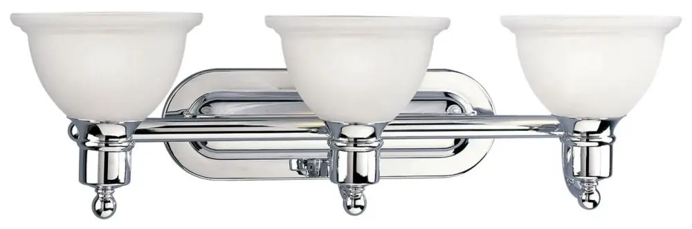 Progress Lighting P3163-15 Madison 27-1/2 in. 100W 3-Light Vanity Fixture