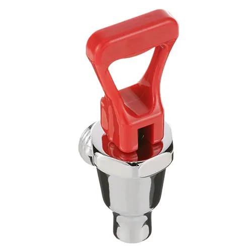 Chrome Faucet 7094.01 Red Hndl for Bunn 7094.01