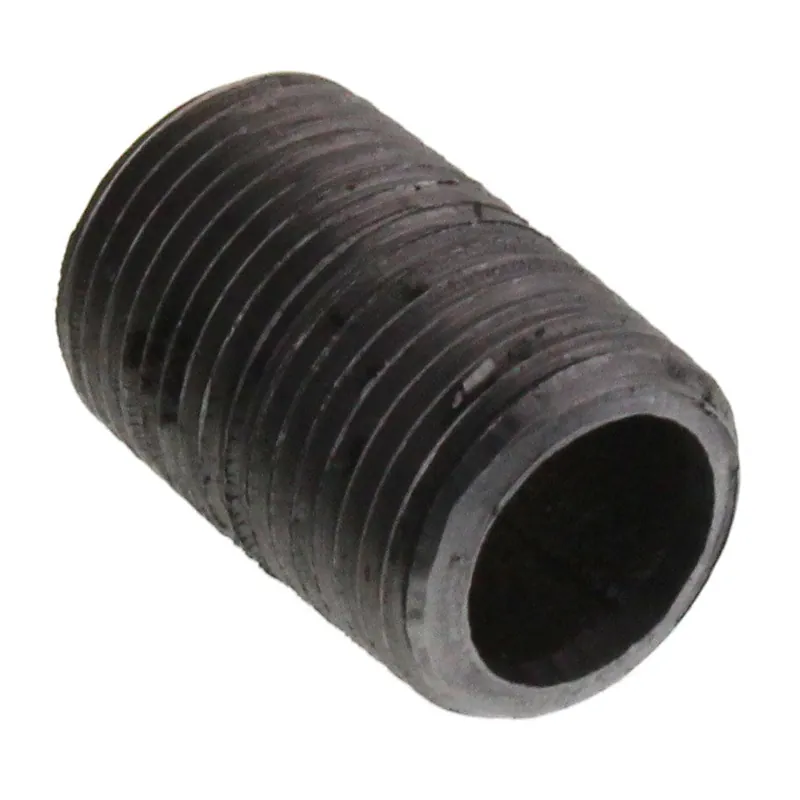 Anvil 0330009804 3/8 x Close Black Nipple