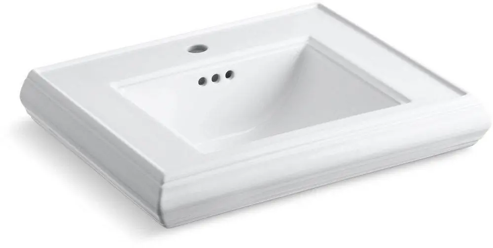 Kohler 2239-1-0 Memoirs 24-3/16 x 19-7/8 in. Rectangular Dual Mount Bathroom Sink