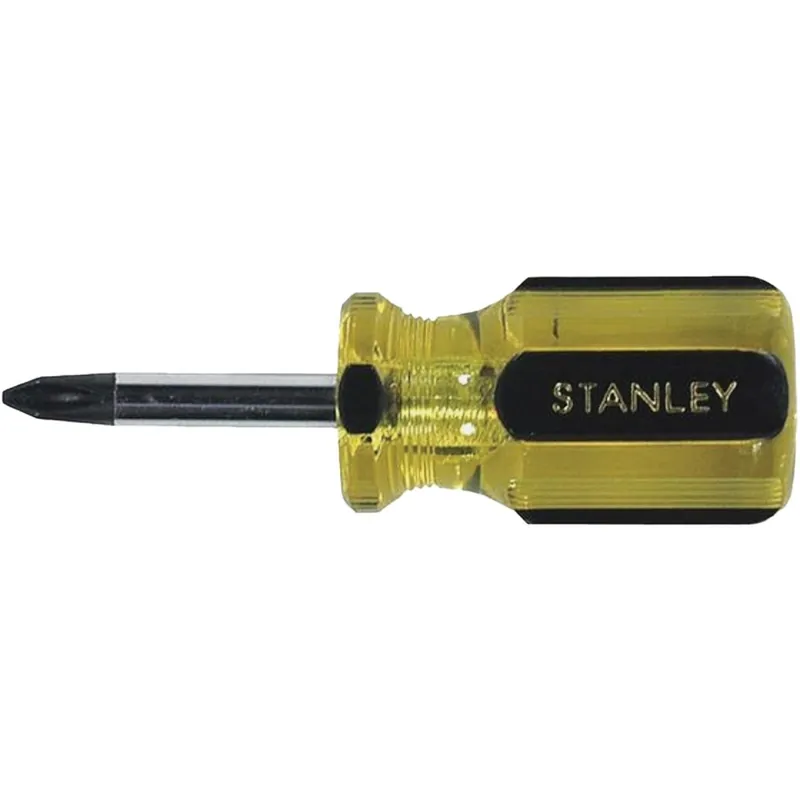 Stanley 64-105-A 100 PLUS #2 x 1-3/16 In. Stubby Phillips Screwdriver