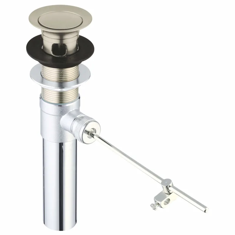 GROHE 28957EN0 Universal 2-1/8 x 3-3/4 in. Bathroom Sink Drain in StarLight Brushed Nickel