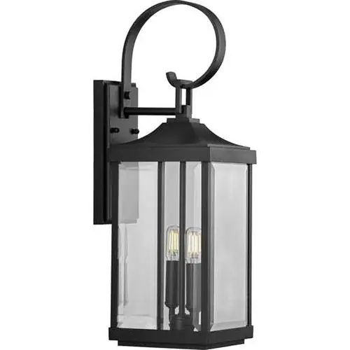 Progress Lighting P560022-031 Gibbes Street 60W 2-Light Candelabra E-12 Incandescent Outdoor Wall Sconce