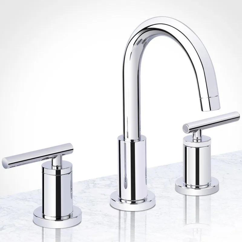 Miseno MNO1343LCP Two Handle Bathroom Sink Faucet in Polished Chrome