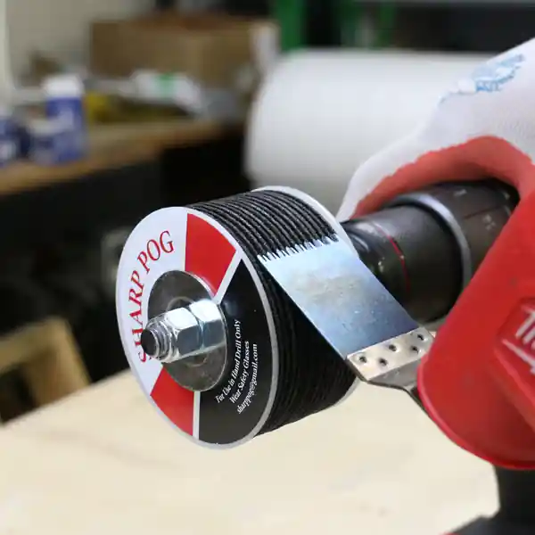 Rack-A-Tiers H91538 Sharp Pog - Blade Sharpener for Oscillating Saw & Multi-Tool