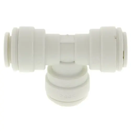 John Guest PP0212WP 3/8 Tee Connector (Pre-Packaged)
