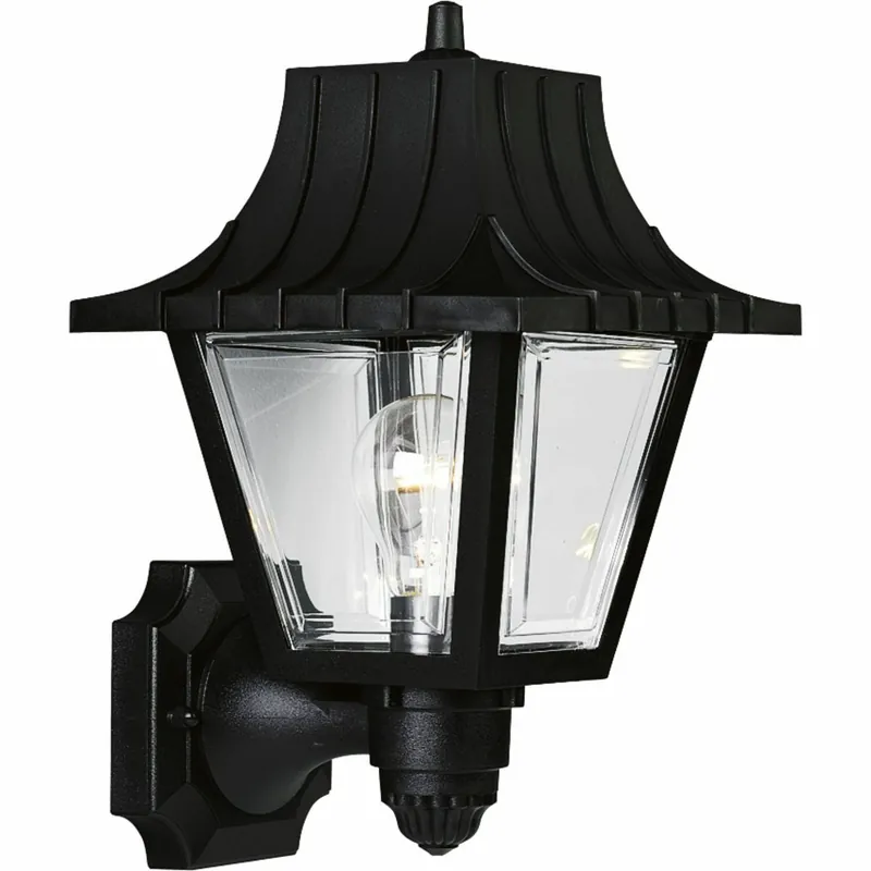 Progress Lighting P5814-31 Mansard 1-60W MED WALL LANTERN BK