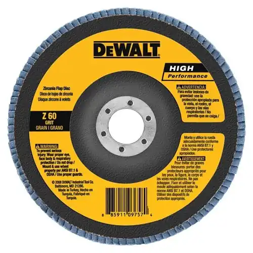 DeWalt DW8351 Flap Disc 4-1/2 x 7/8 36 Grit