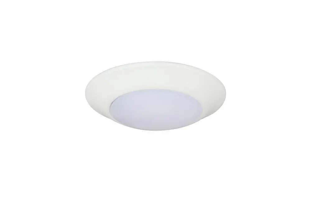 Miseno FLDL6600LEDCCTW 6 in. Color Selectable LED Ceiling Disk Light in White (11W) 2700K/3000K/4000K