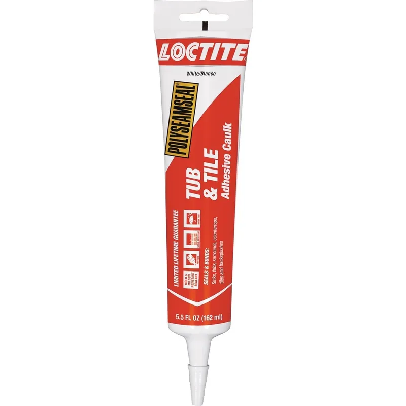 Loctite 2241860 Polyseamseal 5.5 Oz. White Kitchen & Bath Caulk