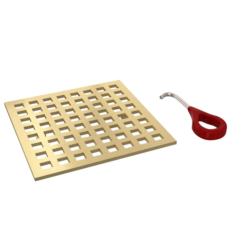 Rohl DC3143AG Matrix Decorative Drain Cover in Antique Gold