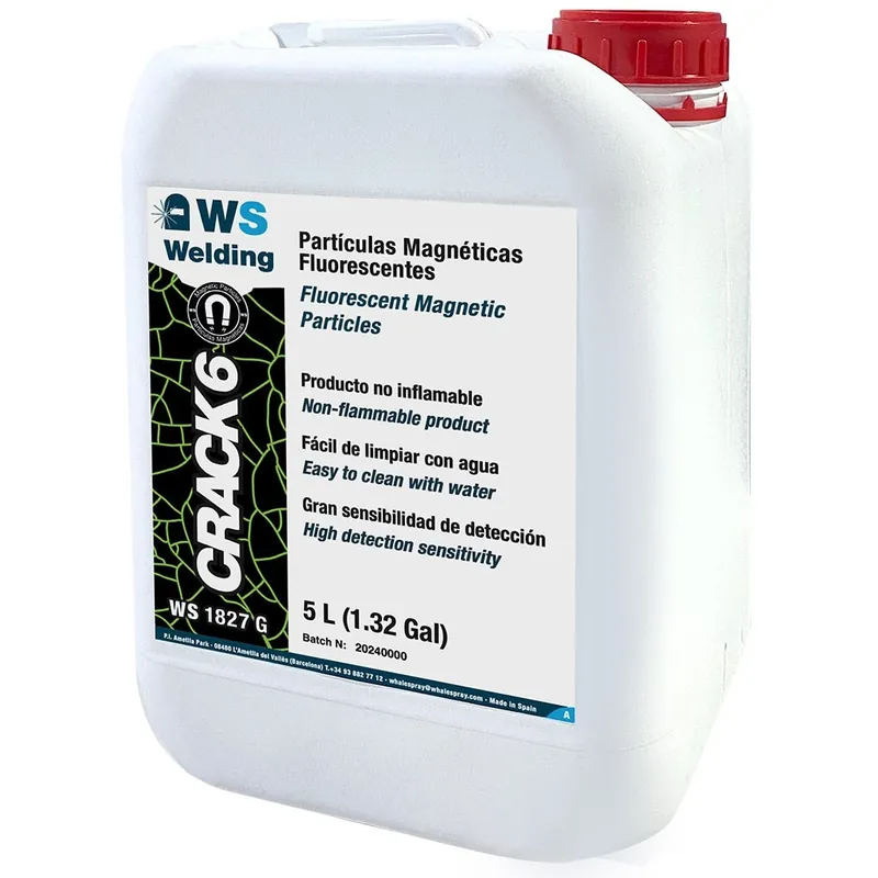 WhaleSpray 1827G0013 Crack 6 NDT Fluorescent Magnetic Particles 5L Replacement MPN