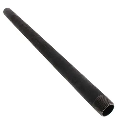 Anvil 0330221409 3/4 x 18 Black Nipple