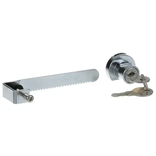 Lock, Sliding Glass Door 4-3/8 1222-1210-3000 for Standard Keil