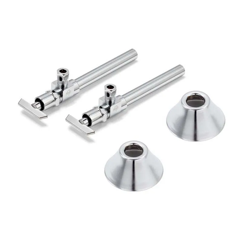 McGuire Manufacturing LFH170LK Sink 1/2 in x 3/8 in x 7 in Supply Kit in Chrome Plated