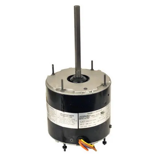 MARS 10458 Mars 10458 1/6 to 1/3 HP 208 to 230V 2.8A 1-Phase 60 Hz PSC Condenser Fan Motor, 1075 rpm