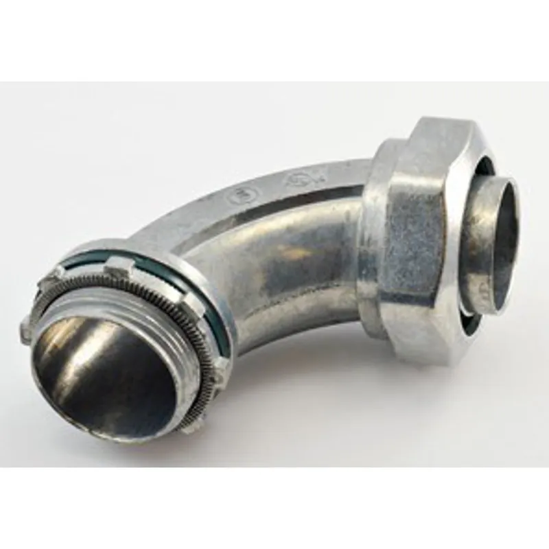 Bridgeport 473-LT2 Connector, Liquid Tight, Cast Zinc, Size 1-1/4 Inch