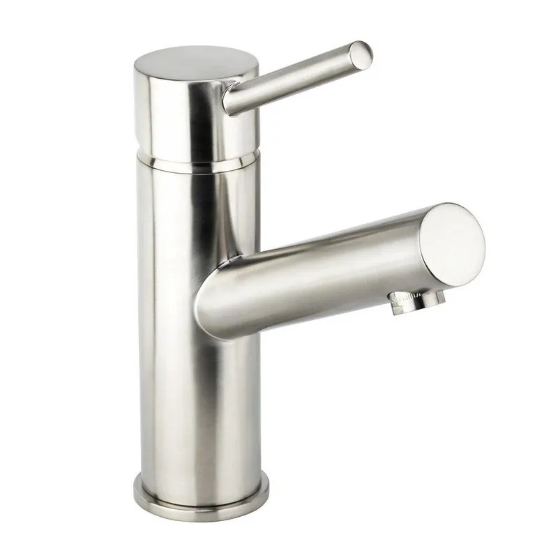 Miseno MNO102LZSS Mia Single Handle Centerset Bathroom Sink Faucet in Brushed Nickel MNO102LZSS