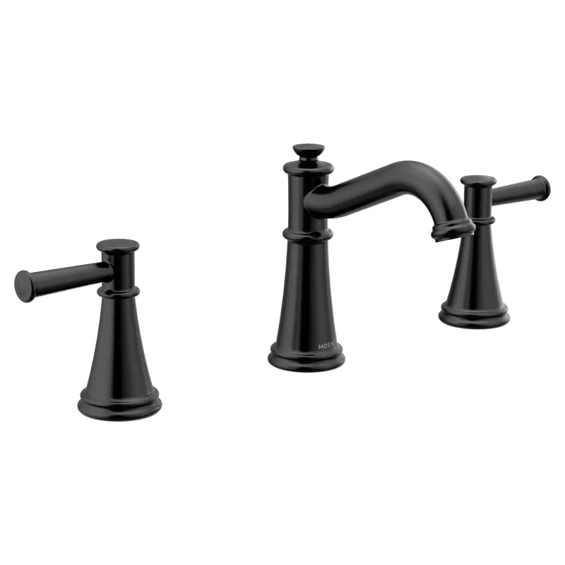 Moen T6405BL Belfield Matte Black Two-Handle Bathroom Faucet Replacement MPN