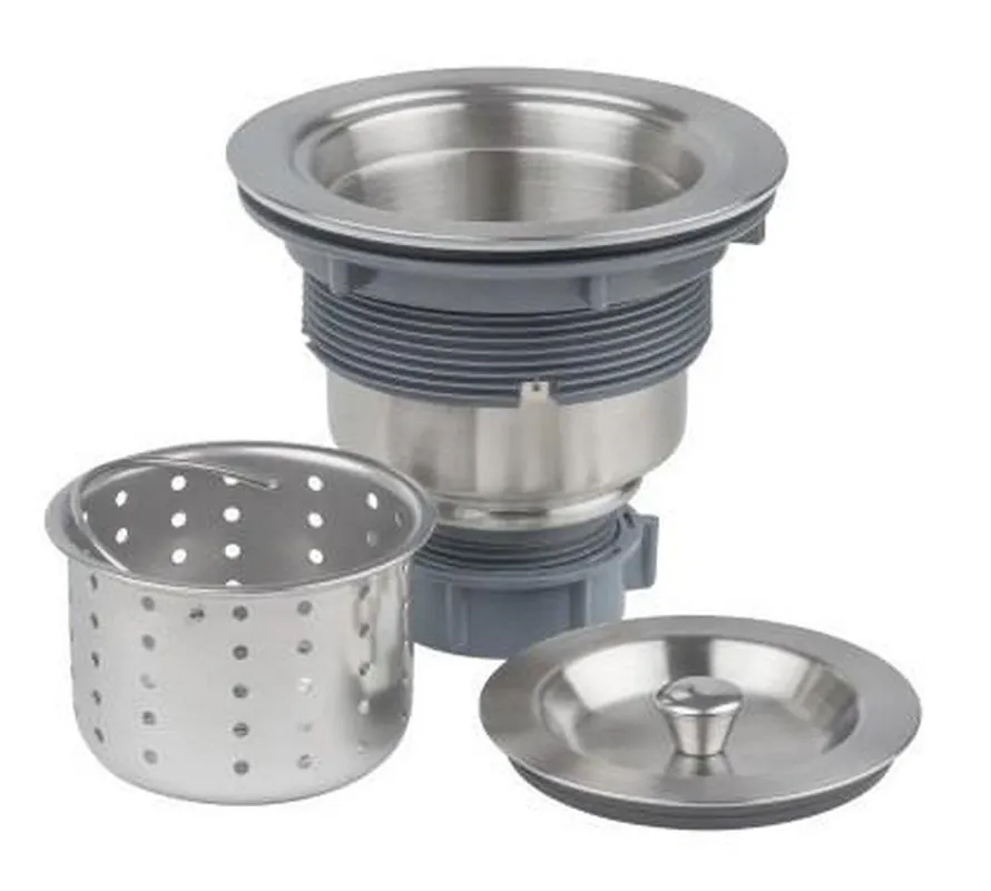 Miseno MNOSTR61 4-1/2 in. Stainless Steel Basket Strainer with Removable Colander