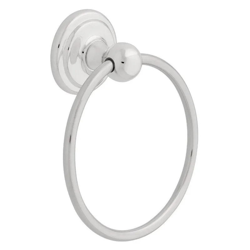Liberty Hardware 9016PC Jamestown Round Closed Towel Ring