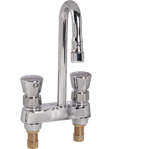 T&S Brass B-0834 Faucet, Lav, GsNk, SlW Cl, LeadFree