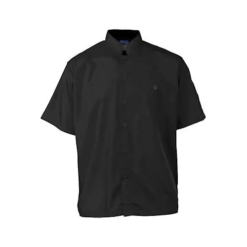 KNG M Active Chef Shirt Mens Black SS for Mavrik 2126BKBKM