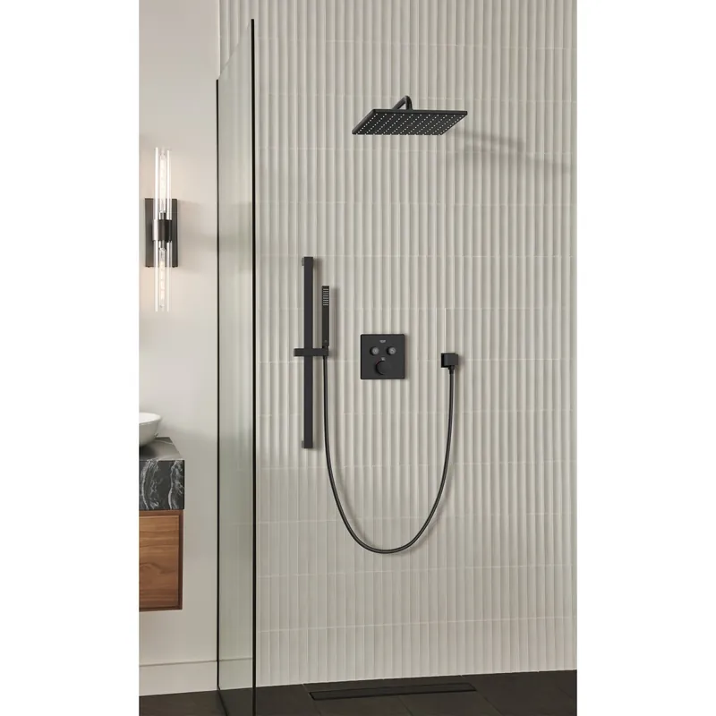 Grohe 278922430 24 Shower Slide Bar in Matte Black