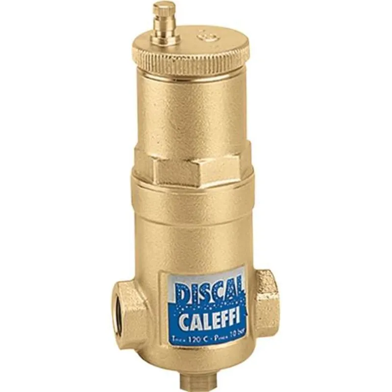 Caleffi 551022AC DISCAL Air Separator 3/4 Sweat Compact w/ Expansion Tank Check